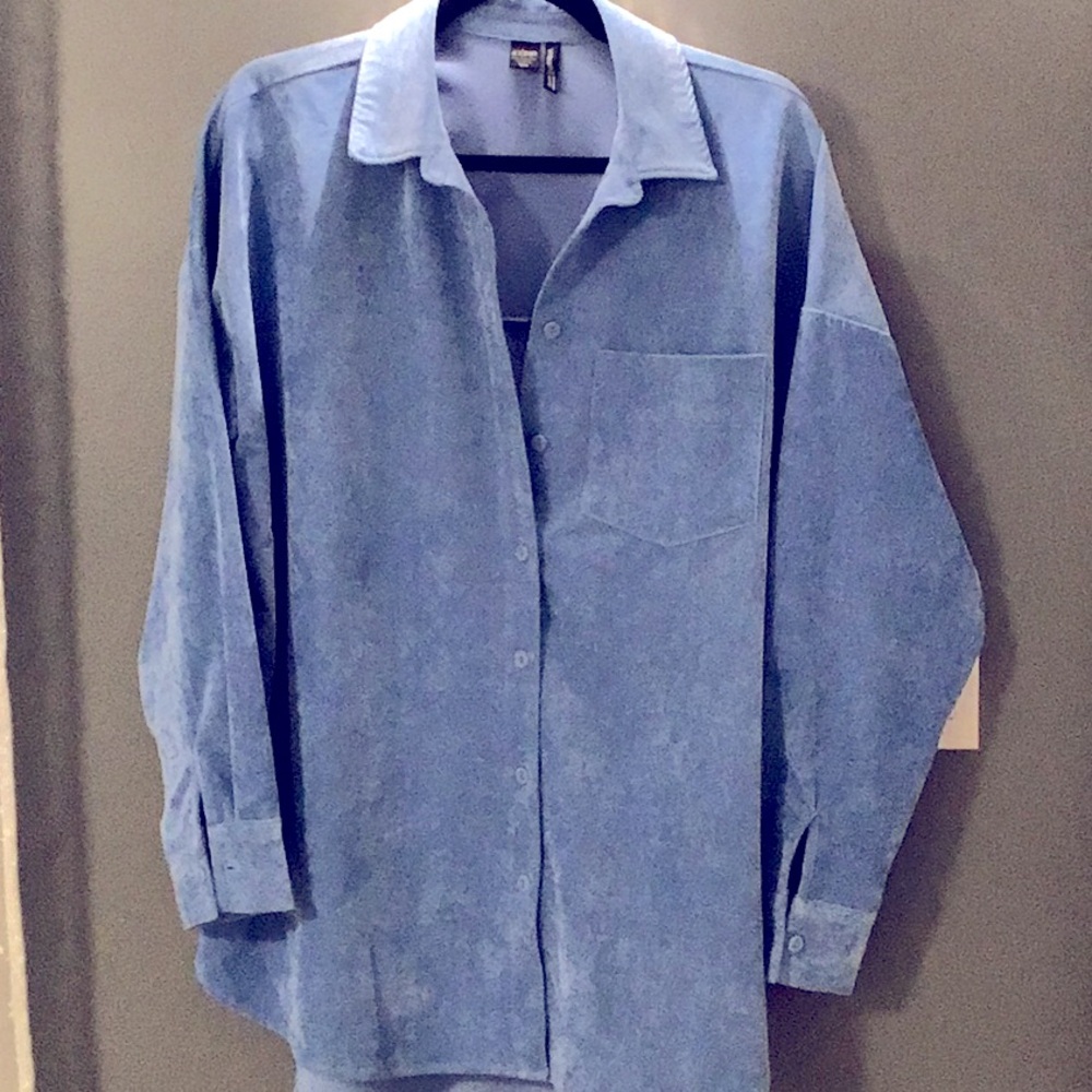 Blouse oversized velours côtelé, gr.M Simons